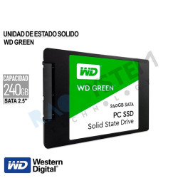 Unidad de estado solido Western Digital Green 240GB 2.5" SATA WDS240G3