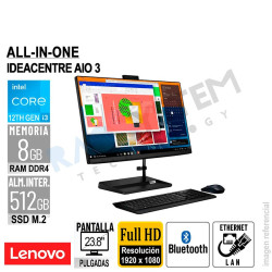 All-in-One Lenovo IdeaCentre3 24IAP7 23.8" Full HD Intel Core i3-1215U