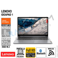 Laptop Lenovo IdeaPad 1 15AMN7 15.6" FHD AMD Ryzen 3 7320U 8GB-LPDDR5