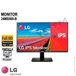 Monitor LG 24MS500-B 23.8" Full HD IPS 2-HDMI