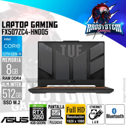 Laptop Gaming ASUS FX507ZC4-HN005 15.6" FHD Intel Core i5-12500H 8GB