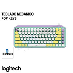 Teclado Mecánico Logitech Pop Keys Inalámbrico Bluetooth 920-010714