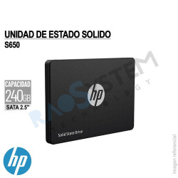 Unidad en estado solido HP S650 2.5" 240GB SSD