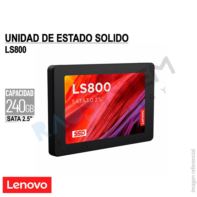 Unidad en estado solido Lenovo LS800 240GB 5SD1N53075 2.5"