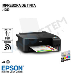 Impresora de tinta Epson EcoTank L1250 C11CJ71301 Inalambrica / USB