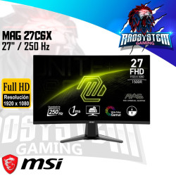 Monitor Curvo Gaming MSI MAG-27C6X 27" Full HD 250 Hz HDMI / DP