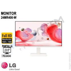 Monitor LG 24MR400-W 23.5" FHD LED IPS HDMI / VGA