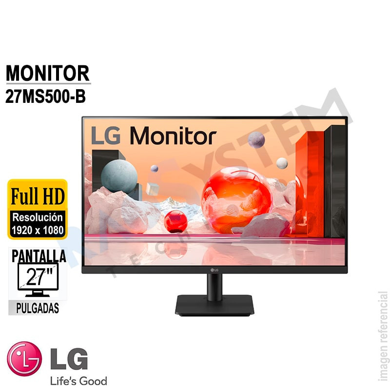 Monitor LG 27MS500-B 27" FHD IPS 100 HZ HDMI x2 Monitor LG 27MS500-B 27" FHD IPS 100 HZ HDMI x2