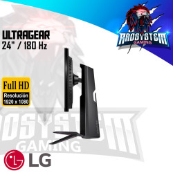 Monitor Gamer LG 24" UltraGear Plano FHD IPS HDMI / DISPLAYPORT