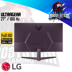 Monitor LG Gaming 27GS50F UltraGear 27" FHD 180Hz HDMIx2 / DISPLAYPORT
