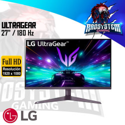 Monitor LG Gaming 27GS50F UltraGear 27" FHD 180Hz HDMIx2 / DISPLAYPORT