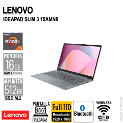 Laptop Lenovo IdeaPad Slim 3 15.6" FHD Intel Core i5-12450H 8GB-LPDDR5