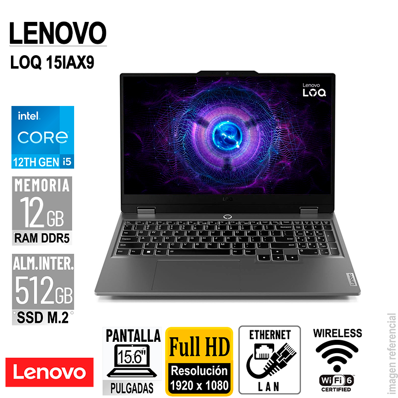 Laptop Lenovo V15 G4 IRU 15.6" FullHD Intel Core i5-13420H 8GB DDR4