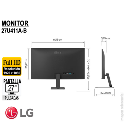 Monitor Lenovo L24e-40 23.8" FHD 67AAKAC3LA 100Hz HDMI / VGA