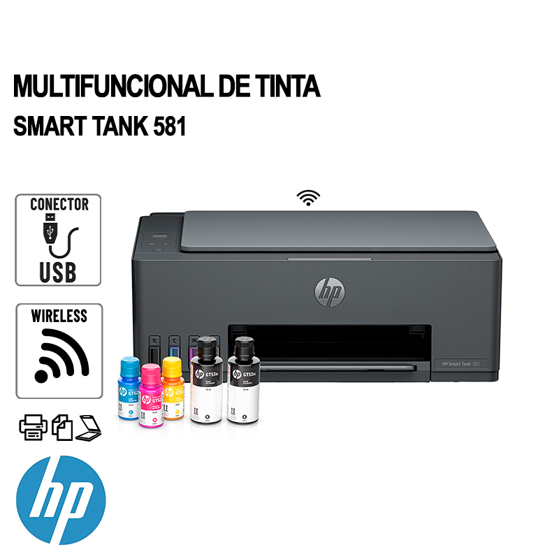 Multifuncional de tinta Epson EcoTank L3210 C11CJ68301 USB