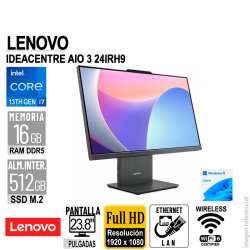 AIO Lenovo IdeaCentre AIO 24IRH9 23.8 FHD IPS Core i7-13620H 16GB DDR5 con Windows 11
