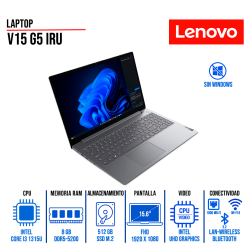 Laptop Lenovo V15 G4 IRU 15.6" FullHD Intel Core i5-13420H 8GB DDR4