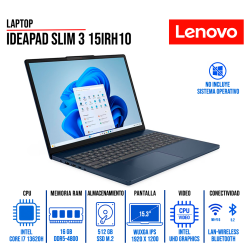 Laptop Lenovo V15 G4 IRU 15.6" FullHD Intel Core i5-13420H 8GB DDR4