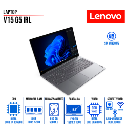 Laptop Lenovo V15 G4 IRU 15.6" FullHD Intel Core i5-13420H 8GB DDR4