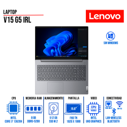 Laptop Lenovo V15 G4 IRU 15.6" FullHD Intel Core i5-13420H 8GB DDR4