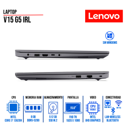 Laptop Lenovo V15 G4 IRU 15.6" FullHD Intel Core i5-13420H 8GB DDR4