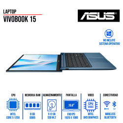 Laptop Lenovo V15 G4 IRU 15.6" FullHD Intel Core i5-13420H 8GB DDR4