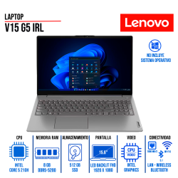 Laptop Lenovo V15 G4 IRU 15.6" FullHD Intel Core i5-13420H 8GB DDR4