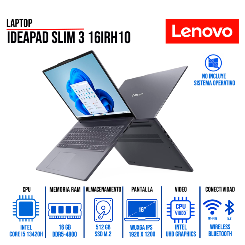 Laptop Lenovo V15 G4 IRU 15.6" FullHD Intel Core i5-13420H 8GB DDR4
