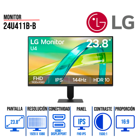 Monitor Lenovo L24e-40 23.8" FHD 67AAKAC3LA 100Hz HDMI / VGA