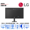 Monitor Gamer LG 24" UltraGear Plano FHD IPS HDMI / DISPLAYPORT