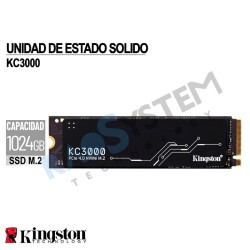 Unidad en estado solido Kingston KC3000 1024GB SSD M.2 SKC3000S/1024G