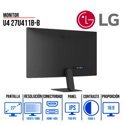 Monitor Gamer LG 24" UltraGear Plano FHD IPS HDMI / DISPLAYPORT