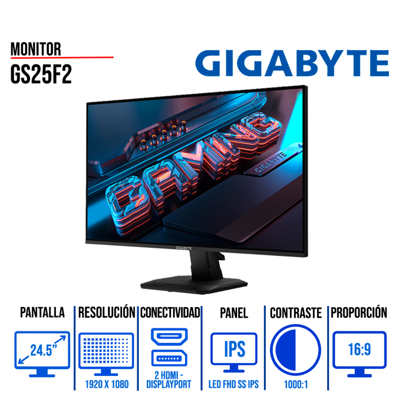 Monitor Gamer LG 24" UltraGear Plano FHD IPS HDMI / DISPLAYPORT