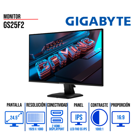 Monitor Gamer LG 24" UltraGear Plano FHD IPS HDMI / DISPLAYPORT