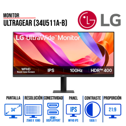 Monitor Gamer LG 24" UltraGear Plano FHD IPS HDMI / DISPLAYPORT